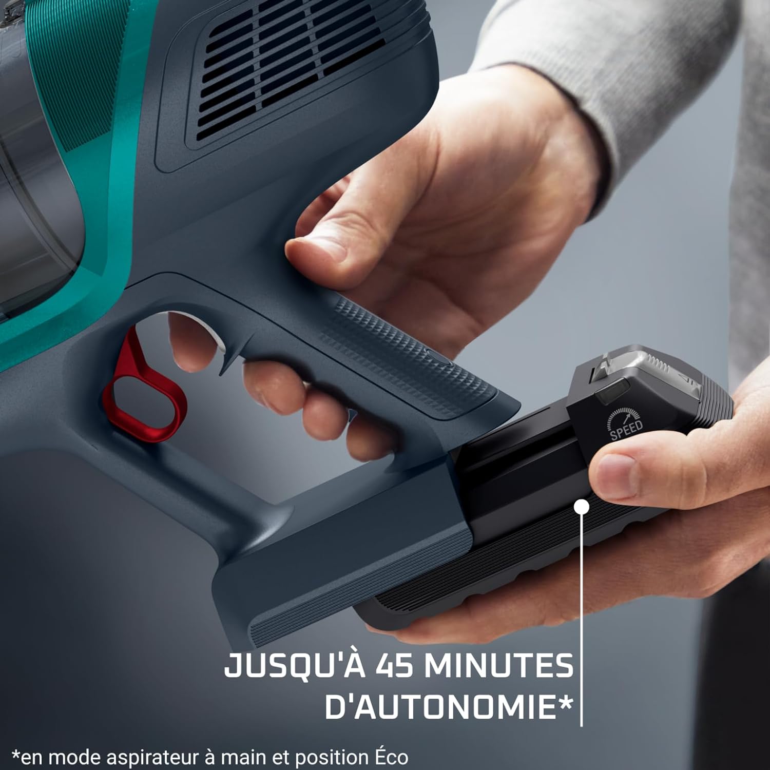 Jusqu'à 45 minutes d'autonomie, Batterie amovible RH6821WO