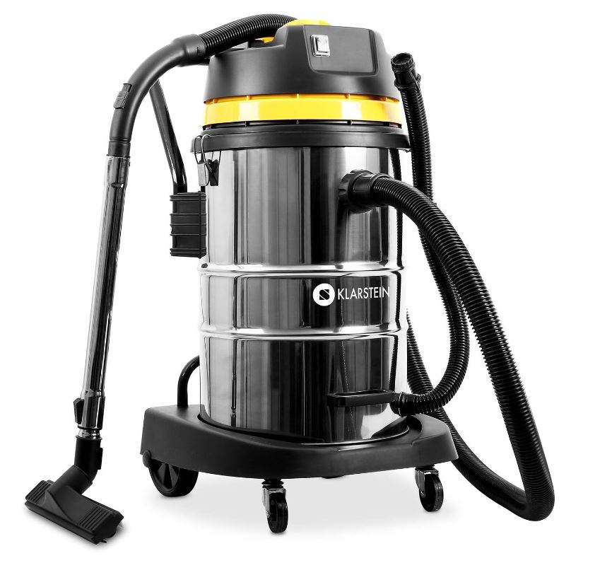 Klarstein IVC-50 Aspirateur sans sac en acier inoxydable Noir 2000 W