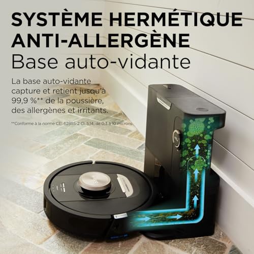 1735177674 Avis Shark PowerDetect RV2820VEEU Aspirateur robot avec base vidage automatique LiDAR anti allergene et Wi Fi