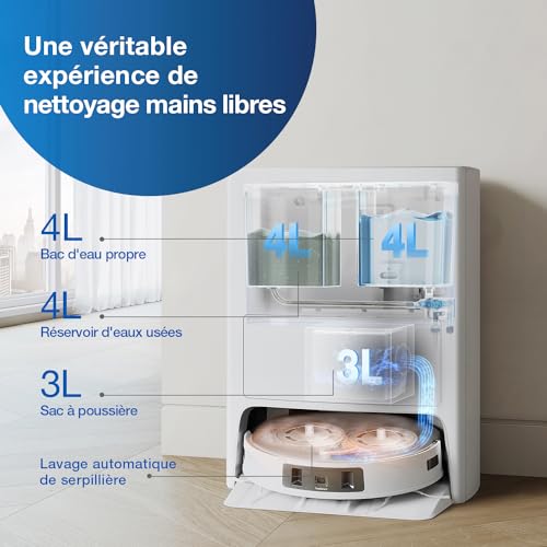 Avis Ecovacs Deebot T20e Robot Aspirateur Omnidirectionnel 6000Pa Station Omnipuissante