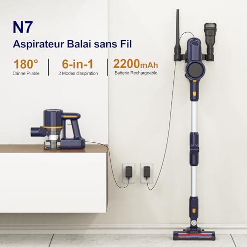 1737643296 pstrongAvis Marque Aspirateur Balai 20000Pa 6 en 1 – Puissant amp Legerstrongp