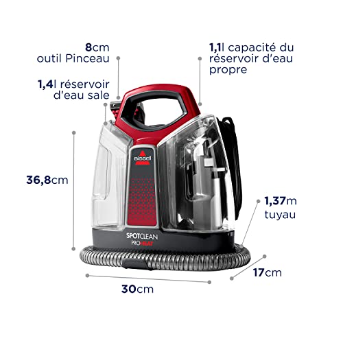 1738651177 Avis BISSELL SpotClean ProHeat 36988 Shampouineuse Puissante