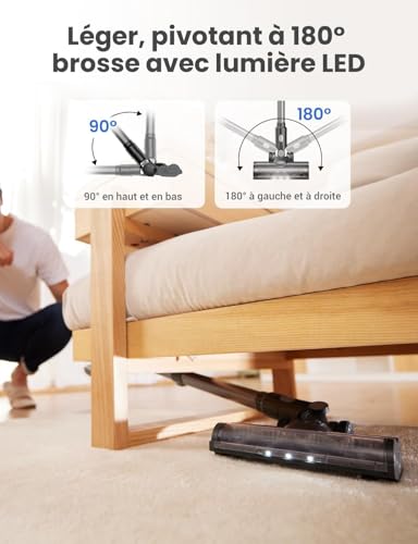 1738850852 Avis Proscenic P11 Mopping Aspirateur Balai Sans Fil 2 en 1 Puissant