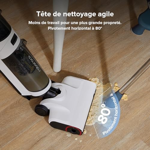 1739571752 Avis Roborock Dyad Air Flexi Lite Aspirateur Balai 17000Pa Nettoyage Humides Seches sans Effort Auto NettoyageSechage Intelligent
