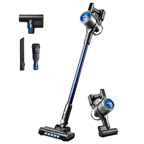 Eureka AK10 Pet Aspirateur Balai sans Fil Puissant, 450W, 60 Mins Autonomie Nettoyage, LED Affichage, Léger Aspirateurs Balais 26KPa pour Les sols durs, Tapis, Poils d'animaux
