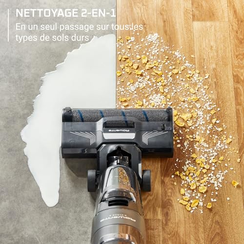 Avis Rowenta X Clean 4 GZ5036WO Aspirateur Laveur Sans Fil Puissant Intelligent avec Nettoyage Automatique jusqua 50min dAutonomie 🏠✨