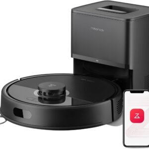 roborock Q7 L5+ Robot Aspirateur Laveur avec Station, 8000 Pa Aspiration | Vidange Automatique, Navigation LiDAR, 3 Niveaux d'Eau, pour Poils d'Animaux/Tapis, App