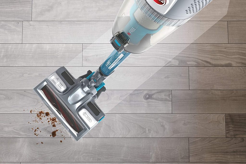 Hoover H-Free 500 Hydro Plus (HF522YSP) – Aspire et lave en même temps ! 1 Avis sur l'aspirateur balai Hoover H-Free 500 Hydro Plus