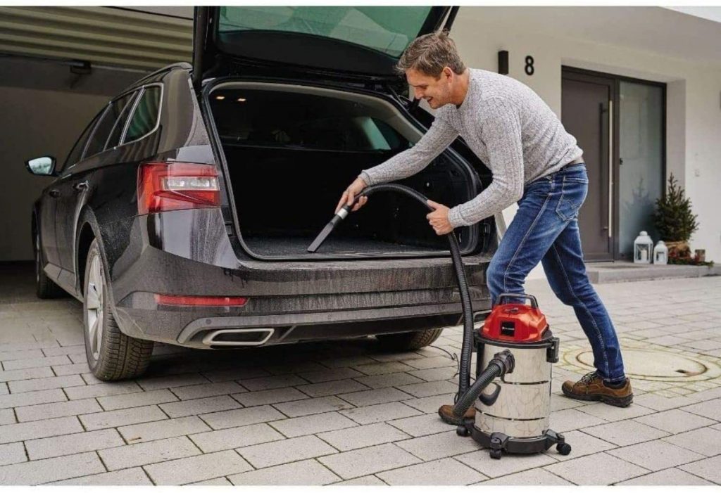 Einhell TC-VC 1820 S – Aspirateur qui absorbe les liquides et les solides et a une fonction de soufflage 1 Einhell TC-VC 1820 S