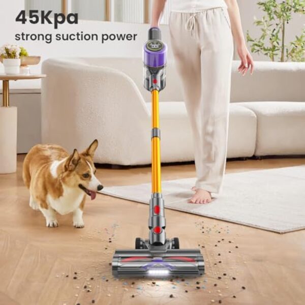 Avis sur l'Aspirateur Balai Sans Fil JELLYPIG - Efficacité Exceptionnelle! – Image 2