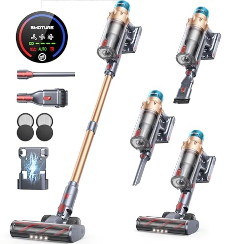 Avis Aspirateur Balai Sans Fil 45000 Pa – Puissant 4 en 1 !