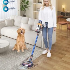 Avis sur l’aspirateur balai sans fil NADALY V28 – 550W, puissance 45kPa!