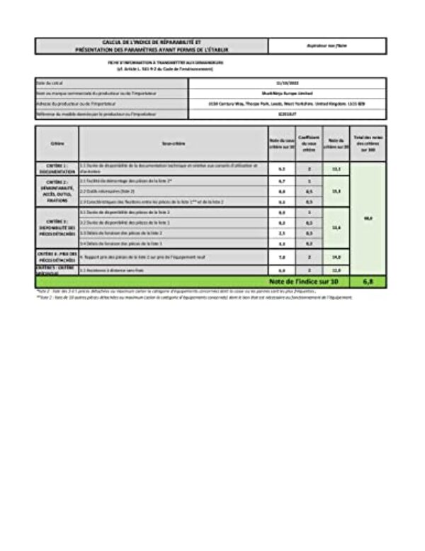 Avis sur l'Aspirateur balai sans fil Shark IZ201EUT : Performance et Praticité – Image 7