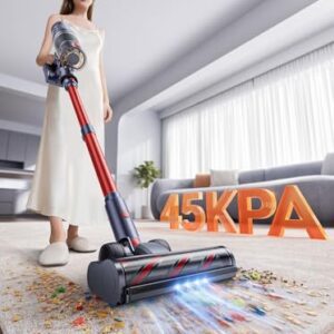 Avis INTETURE Aspirateur Balai Sans Fil 550W 45KPa, Puissant et Intelligent