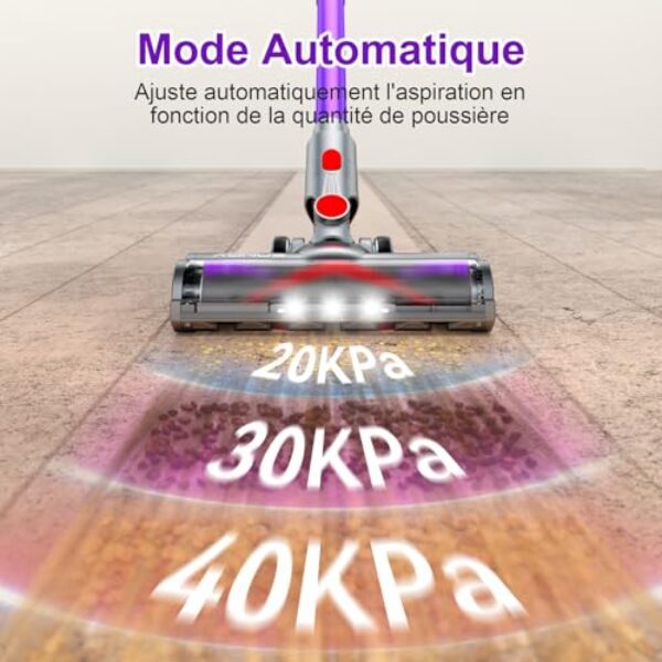 Aonus A7 Aspirateur Balai Sans Fil : Avis & Test - 40000Pa, 60min – Image 5