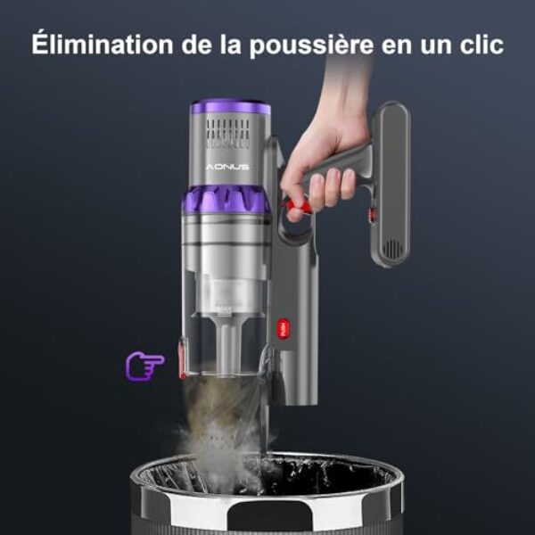 Aonus A7 Aspirateur Balai Sans Fil : Avis & Test - 40000Pa, 60min – Image 8