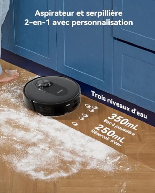 Aspirateur Robot Proscenic Q8 : Puissance et Autonomie pour Tous Les Types de Sols – Image 3