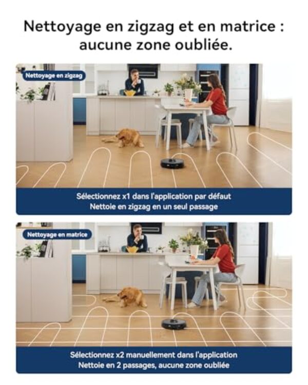 Aspirateur Robot Proscenic Q8 : Puissance et Autonomie pour Tous Les Types de Sols – Image 5