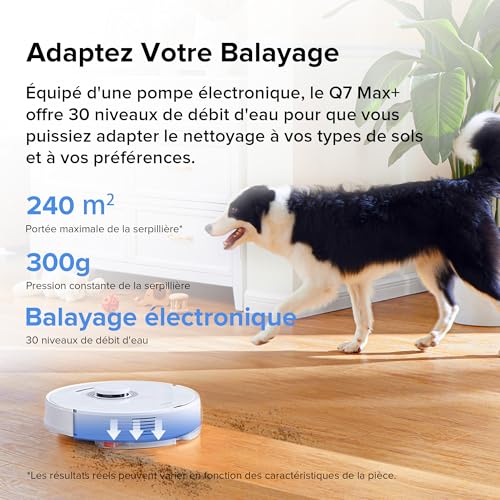 Avis Roborock Q7 Max+: Aspirateur WiFi 2.4G, Station Auto Empty, Zone No-Mop, 4200 Pa, 180 min d'autonomie, Blanc 24 1733854286 Avis Roborock Q7 Max Aspirateur WiFi 2.4G Station Auto Empty Zone No Mop 4200 Pa 180 min dautonomie Blanc