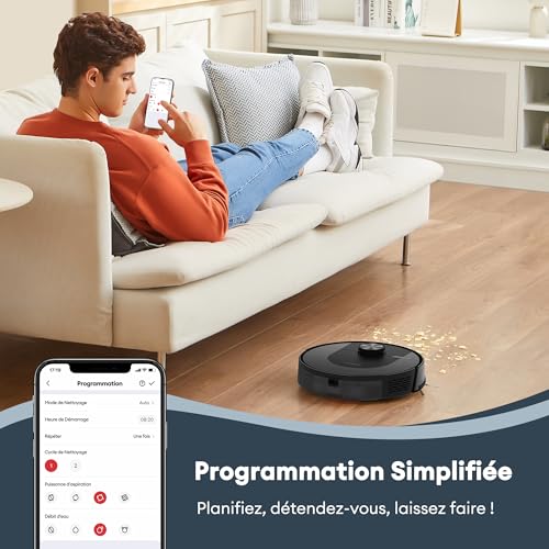 Test Avis Aspirateur Robot Ultenic D10 : Nettoyage Élevé, Silencieux, et Intelligent 27 1734019596 Avis Ultenic D10 5000Pa Aspiration LiDAR Multi Etages App Controlee Alexa Siri IFTTT