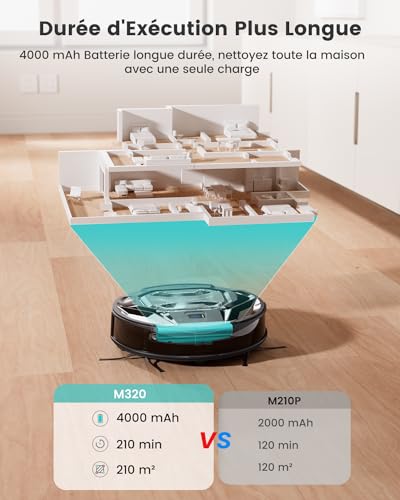Avis Aspirateur robot Lefant M320 à 6000 Pa d’Aspiration : Votre Compagnon de Nettoyage Intelligent 24 1734105762 Avis Lefant M320 Aspirateur robot innovant 6000 Pa evitement dobstacles 2024 ideal pour animaux tapis