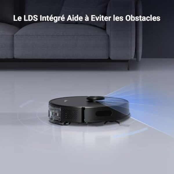 Avis EZVIZ RE4 Plus Noir : Le Robot Nettoyeur 2-en-1, Equipé d'une Station de Vidange Automatique – Image 6