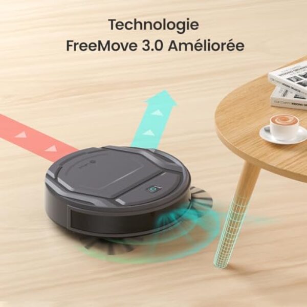 Avis Lefant M210P: 2200Pa Aspirateur WiFi, Bluetooth, Alexa, 6 Modes, Auto-Charge, Idéal Tapis, Cartographie – Image 6