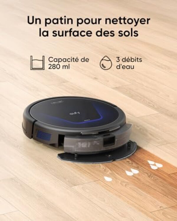 Avis Eufy G50: Aspirateur-Solveur Pro, 4000Pa, Patin Pour Nettoyage, Boucleless Brush Dynamics, Silencieux – Image 5