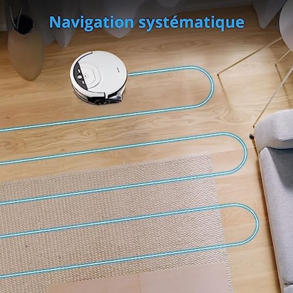 Avis MEDION MD 20053 : Aspirateur Robot Laveur Intellligent, 2 Reservoirs D'Eau, Rouleau Puissant, Station de Recharge Auto – Image 3