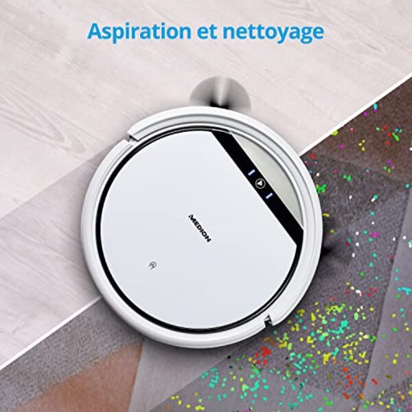 Avis Aspirateur Robot MEDION MD1951 - Nettoyage Avancé & Épurant Intelli SNAP – Image 3