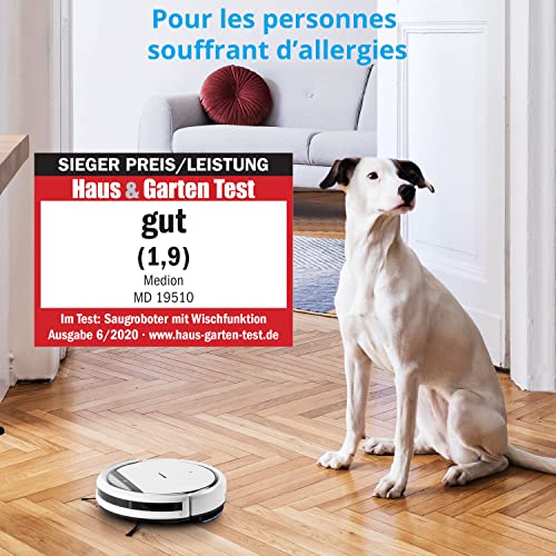 Avis Aspirateur Robot MEDION MD1951 - Nettoyage Avancé & Épurant Intelli SNAP 24 Avis Aspirateur Robot MEDION MD1951 Nettoyage Avance Epurant Intelli SNAP