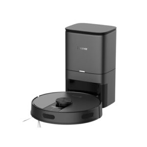 Avis EZVIZ RE4 Plus Noir : Le Robot Nettoyeur 2-en-1, Equipé d’une Station de Vidange Automatique