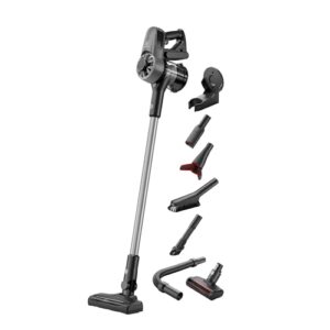 Electrolux 300, Aspirateur balai sans fil, Aspiration jusqu'à 99 % de la poussière - Autonomie de 40 minutes, Système cyclonique, Batterie amovible, Capacité 0,5 L, EP31CB21GP, Gris perle