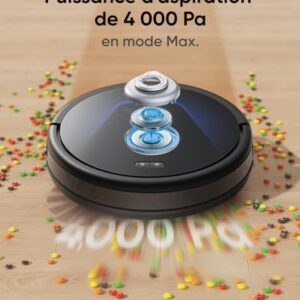 Avis Eufy G50: Aspirateur-Solveur Pro, 4000Pa, Patin Pour Nettoyage, Boucleless Brush Dynamics, Silencieux