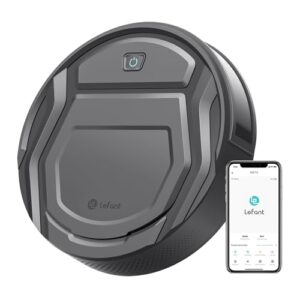 Avis Lefant M210P: 2200Pa Aspirateur WiFi, Bluetooth, Alexa, 6 Modes, Auto-Charge, Idéal Tapis, Cartographie