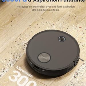 Avis Proscenic Robot Aspirateur 3500Pa : Navigation LiDAR et Zones Virtuelles Performance Renforcée