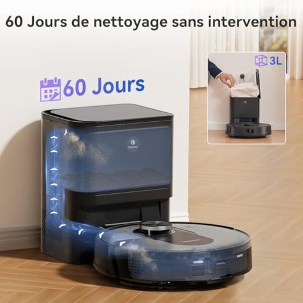 Avis Proscenic Q8 Max : Robot Aspirateur Lidar 18000Pa – Image 2