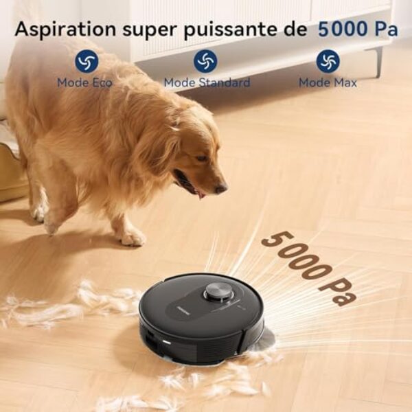 Avis Proscenic Q8 Max : Robot Aspirateur Lidar 18000Pa – Image 3