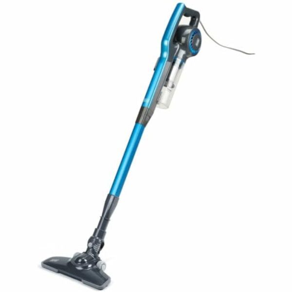 BLACK+DECKER - Aspirateur balai filaire sans sac BXVMS600E 2 en 1, 600 W, câble 6 m, puissant et léger, système Cyclone, filtre HEPA