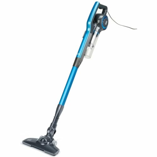 BLACK+DECKER - Aspirateur balai filaire sans sac BXVMS600E 2 en 1, 600 W, câble 6 m, puissant et léger, système Cyclone, filtre HEPA
