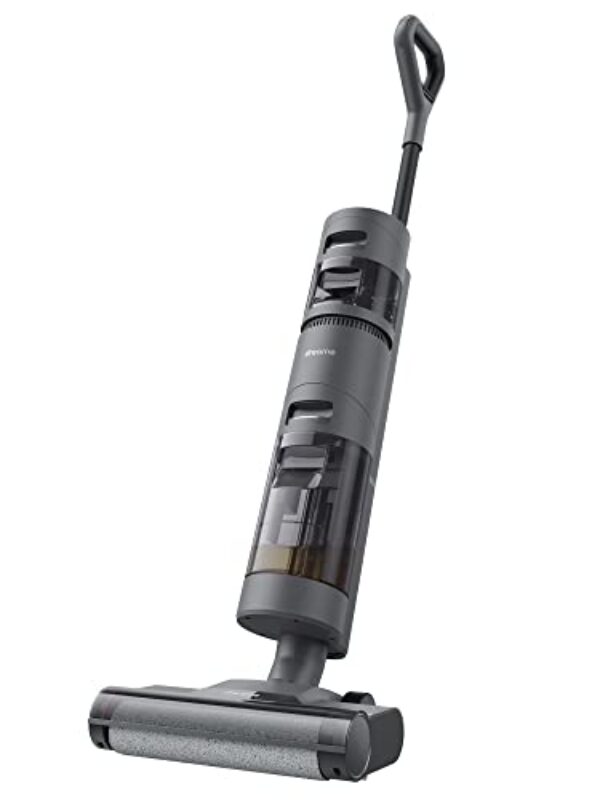dreame H12 Core Aspirateur sec et humide, léger, intelligent, aspirateur sans fil pour sols durs, détection intelligente de la saleté, autonettoyant, bois, vinyle et autres sols durs