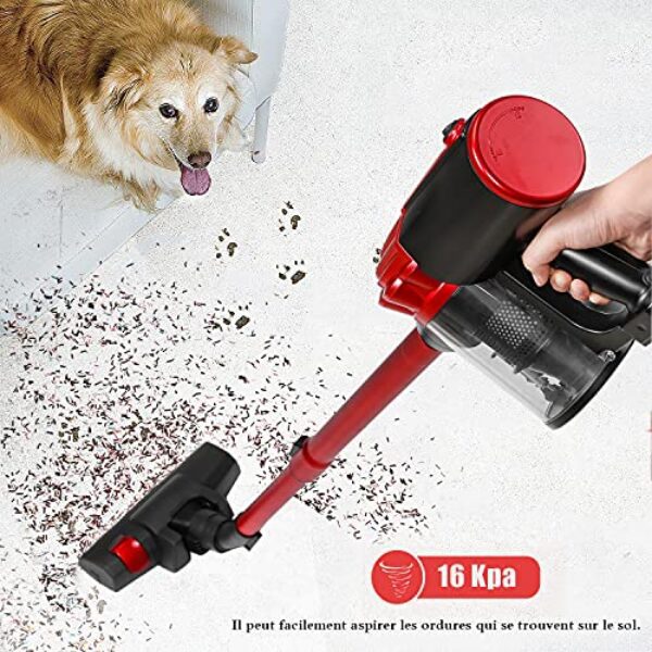 Avis Koticidsin Aspirateur Balai 2 en 1 800W HEPA – Image 2