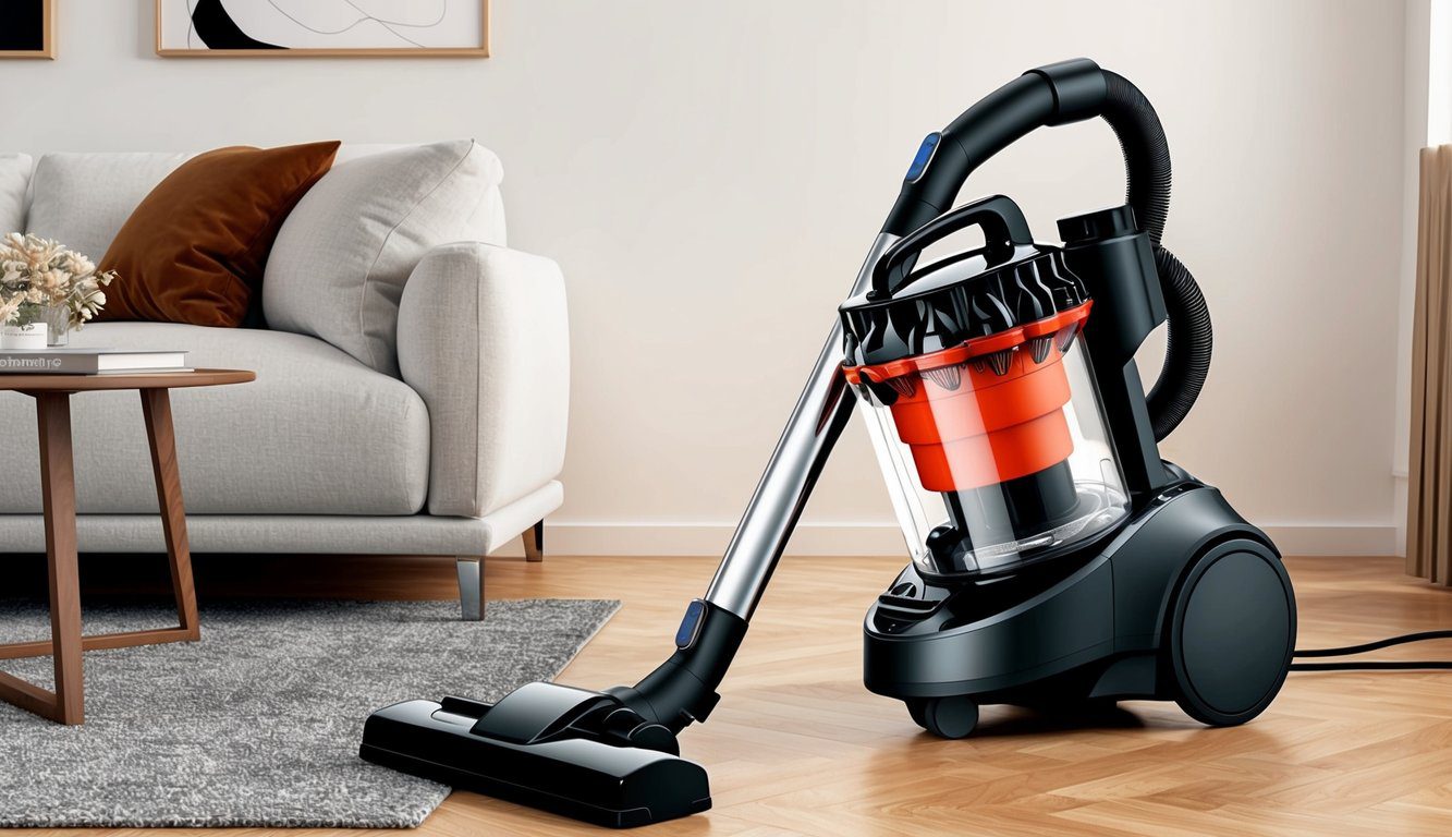 Aspirateur balai Fagor Premium 300W : Performance et Efficacité de Nettoyage 3 Un aspirateur moderne et élégant avec un moteur puissant de 300W et un design haut de gamme