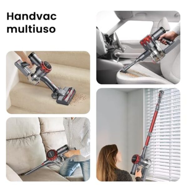 Avis Ivormentico : Aspirateur Balai sans Fil 40KPA, LED, 55min – Image 7