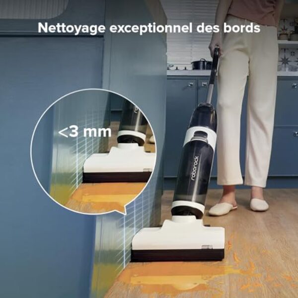 Avis Roborock Dyad Air Flexi Lite : Aspirateur Balai 17000Pa, Nettoyage Humides & Sèches sans Effort, Auto-Nettoyage/Séchage	Intelligent – Image 3