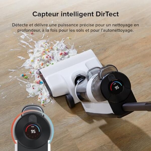 Avis Roborock Dyad Air Flexi Lite : Aspirateur Balai 17000Pa, Nettoyage Humides & Sèches sans Effort, Auto-Nettoyage/Séchage	Intelligent – Image 5