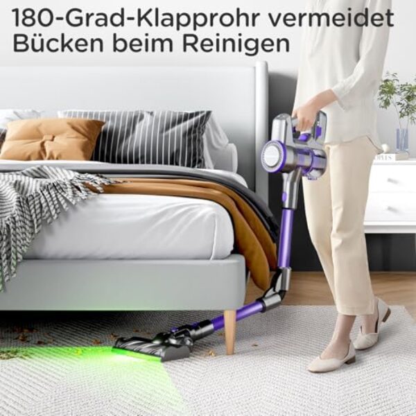 Avis Yanhama H3 Aspirateur Balai Sans Fil  45Kpa, 60 Mins Autonomie – Image 6