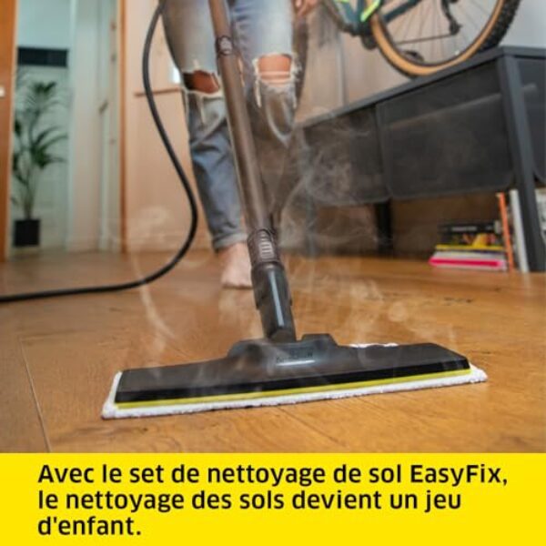 Test-Avis : Kärcher SC 2 EasyFix Blanc – Nettoyeur Vapeur Puissant – Image 5