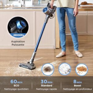 Avis Eureka AK10 Pet Pro : Aspirateur Balai 450W Puissant 26KPa