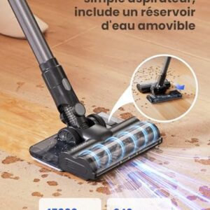 Avis Proscenic P11 Mopping Plus : Aspirateur Balai Sans Fil 2 en 1 Puissant